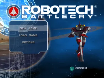 Robotech - Battlecry screen shot title